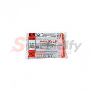 Insulin Syringes 10pcs